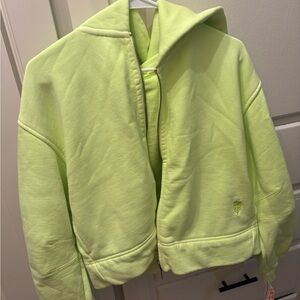 Free people a cut above zip up hoodie